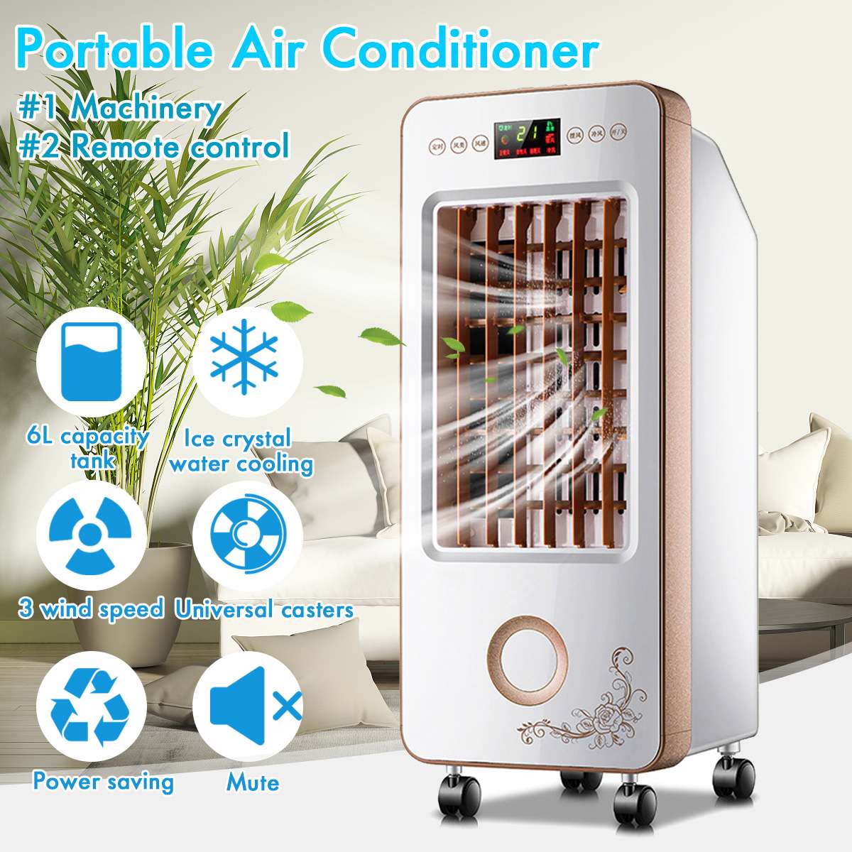 Portable Air Conditioner Conditioning Fan Humidifier Cooler Cooling System 220V Mini Air Conditioner Cooling Fan Humidifier